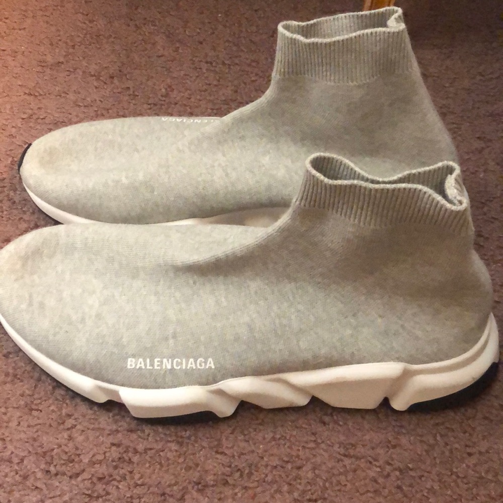 Size 12 silver balenciaga